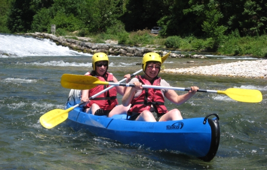 2-day canoe trip through the Tarn Gorges