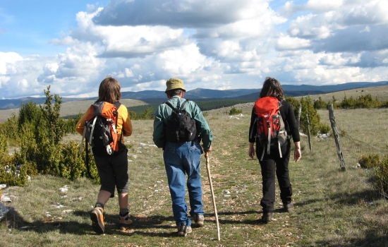 Traversée la steppe du Méjean