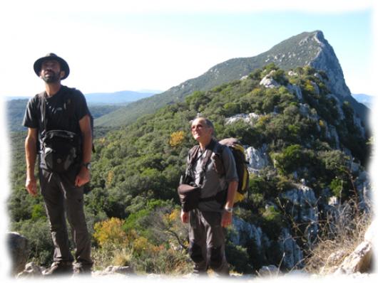 Pic St Loup, seigneur des garrigues Le Pic St Loup depuis le château de Montferrand